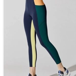 Sweaty Betty Colorblock Power Leggings Sz 8-10
